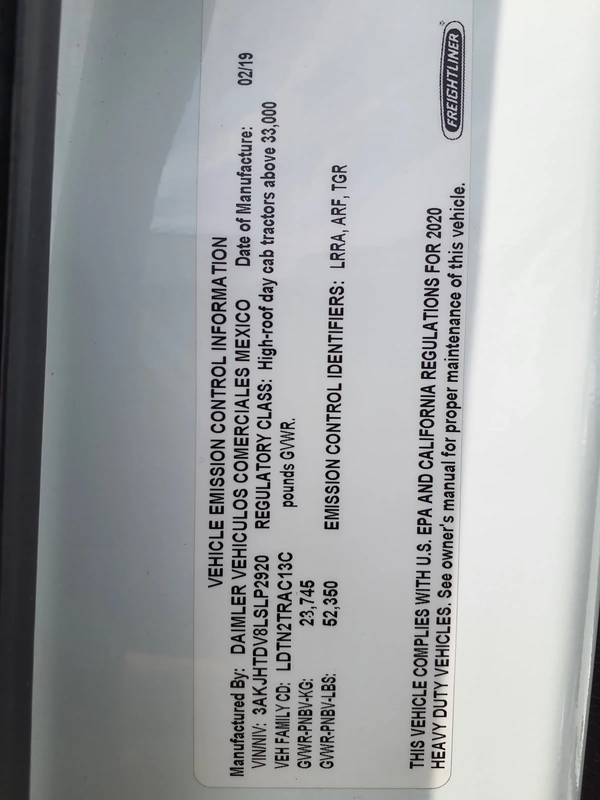 2020 Freightliner Cascadia in Oak Creek, WI — photo 10