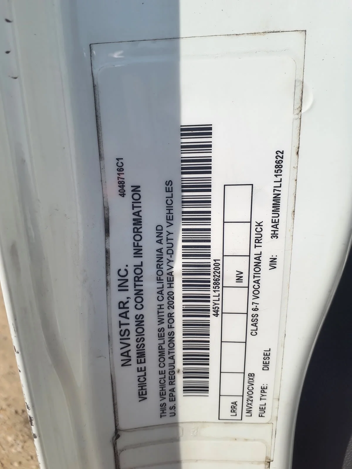 2020 International MV in Converse, TX — photo 12