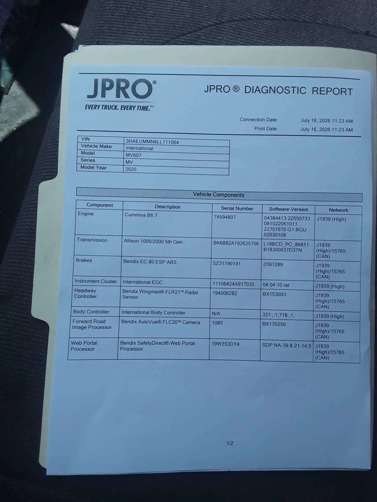 2020 International MV in La Vergne, TN — photo 11