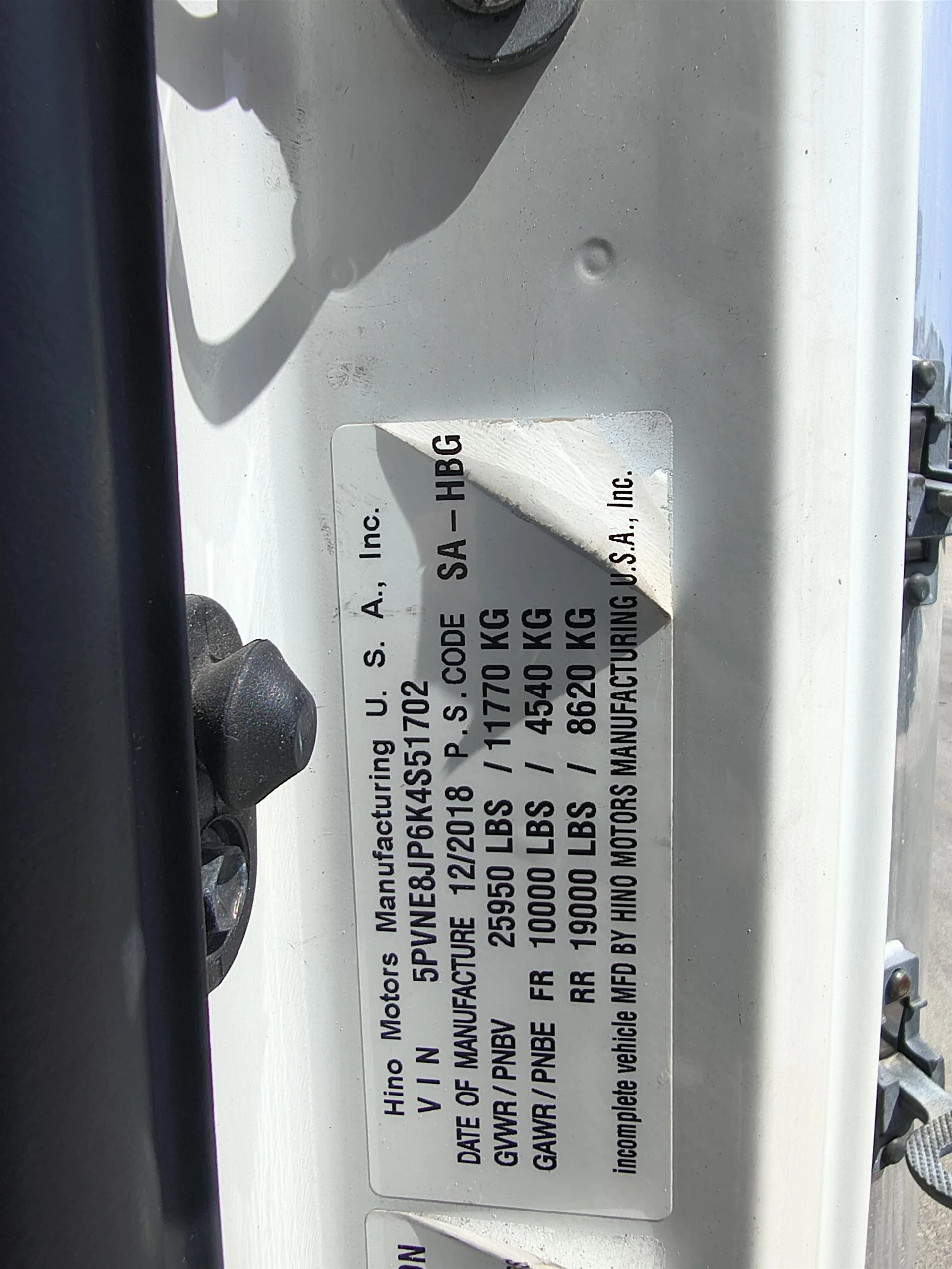 2019 Hino 268 in Fort Lauderdale, FL — photo 16