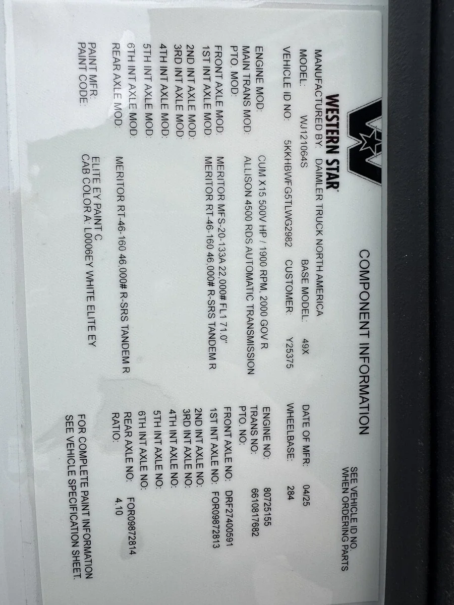 2026 Western Star 49X - image 16