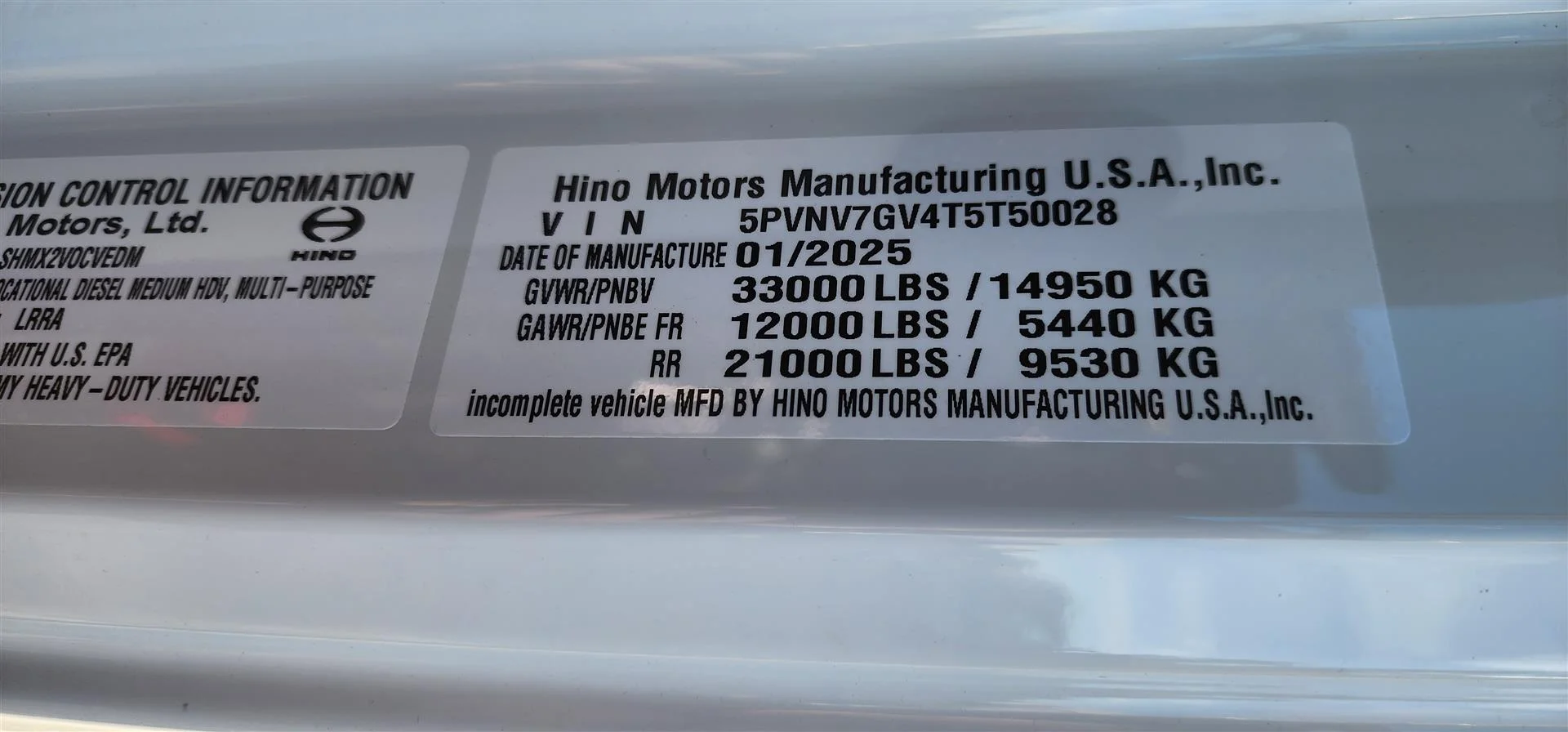 2026 Hino L7 in Tallahassee, FL — photo 5