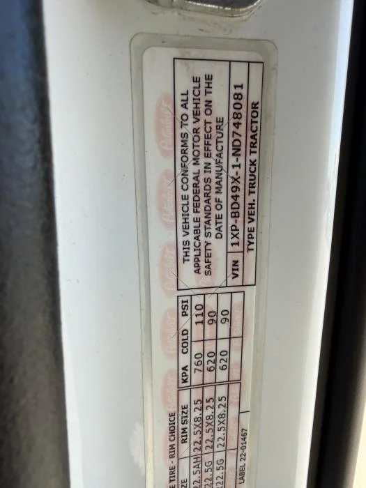 2022 Peterbilt 579 in Houston, TX — photo 29