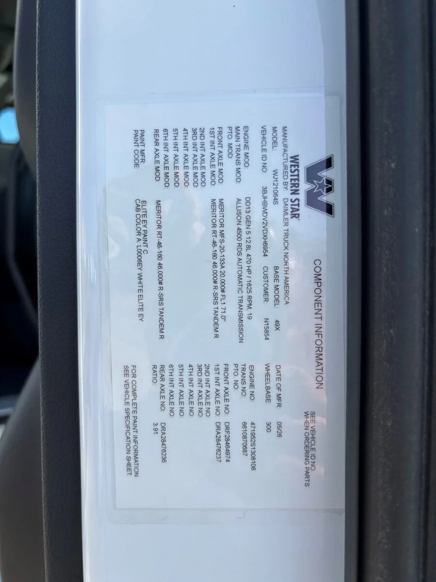 2027 Western Star 49X — photo 22