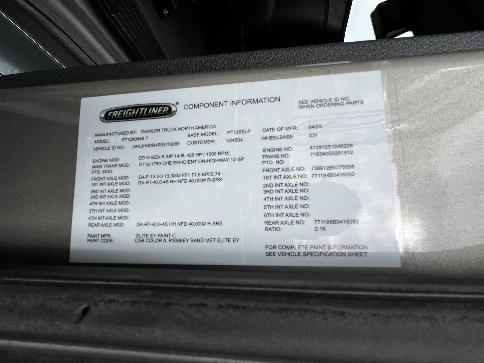 2024 Freightliner Cascadia in Inver Grove Heights, MN — photo 20