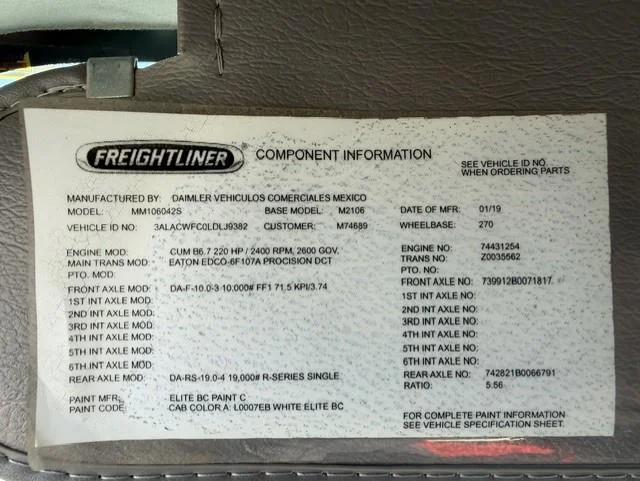 2020 Freightliner M2 106 — photo 16