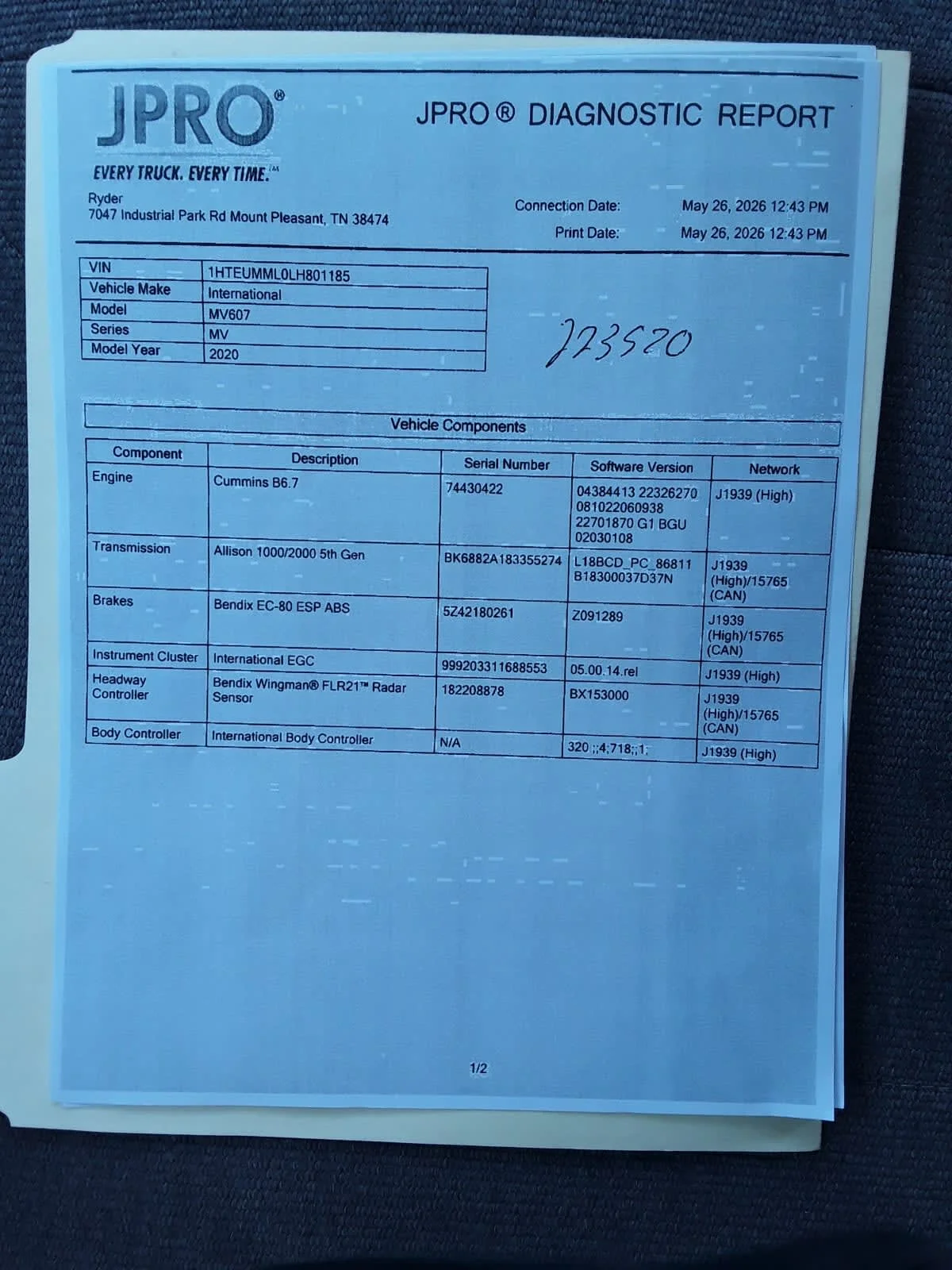 2020 International MV in La Vergne, TN — photo 11