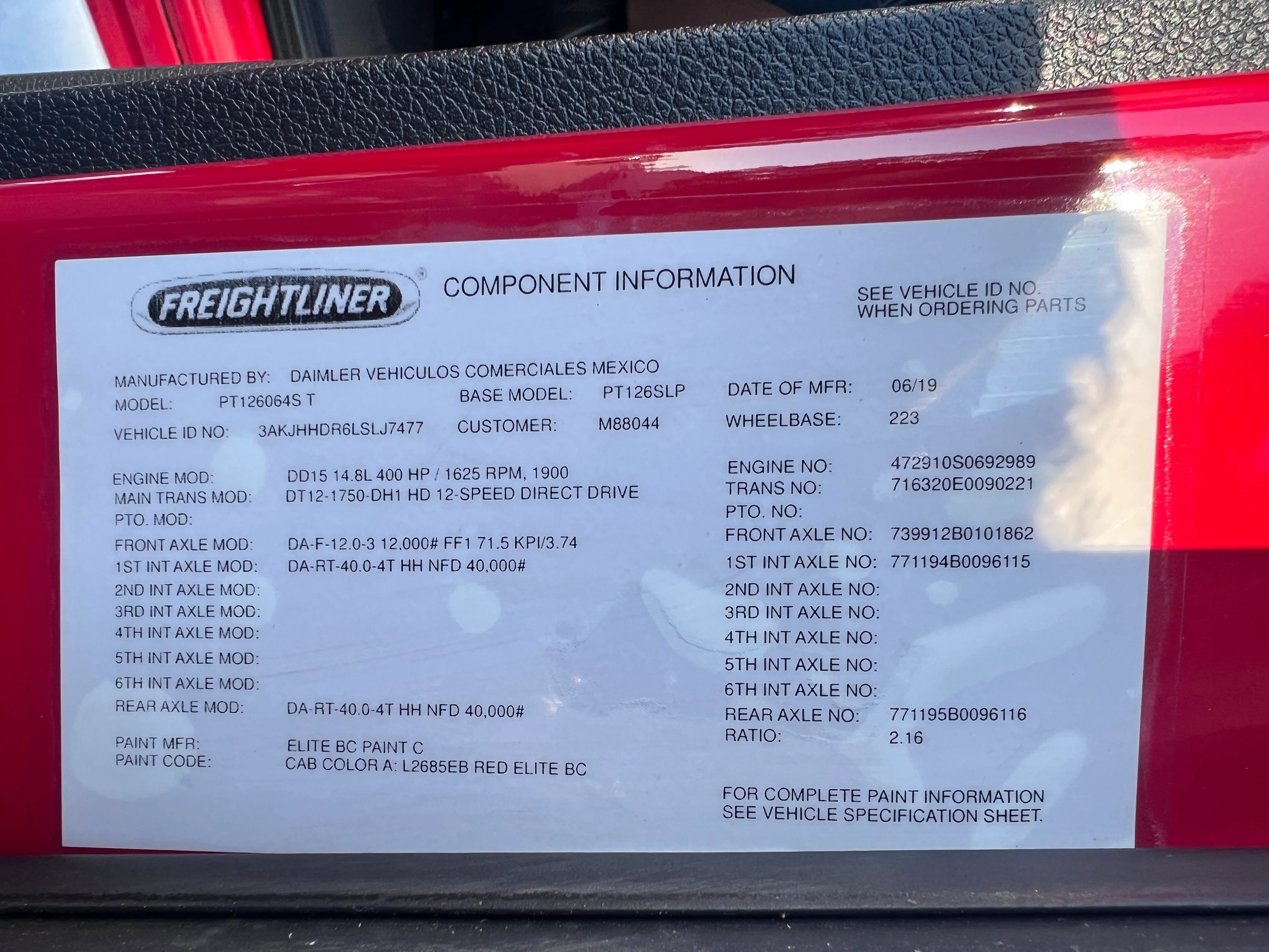 2020 Freightliner Cascadia in Nashville Isuzu, TN — photo 24