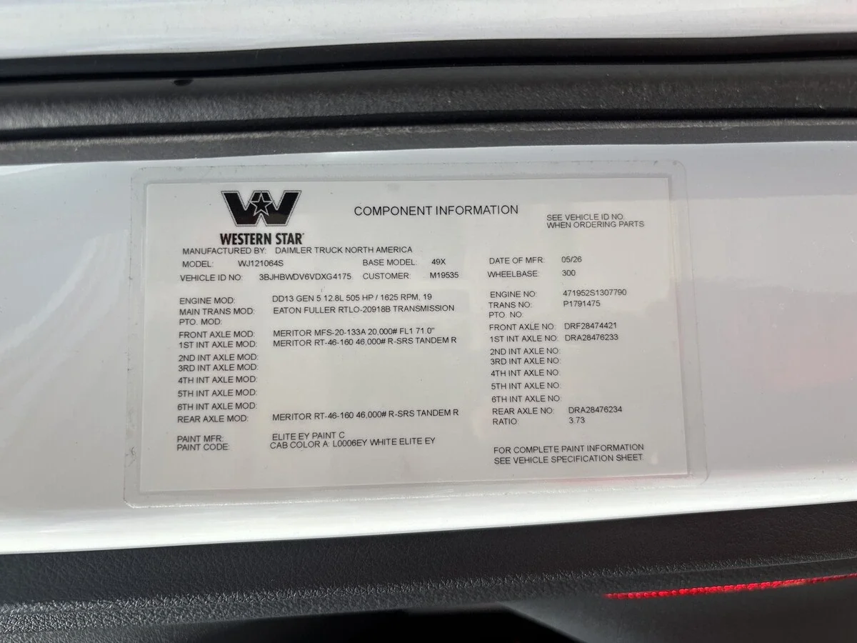 2027 Western Star 49X — photo 21