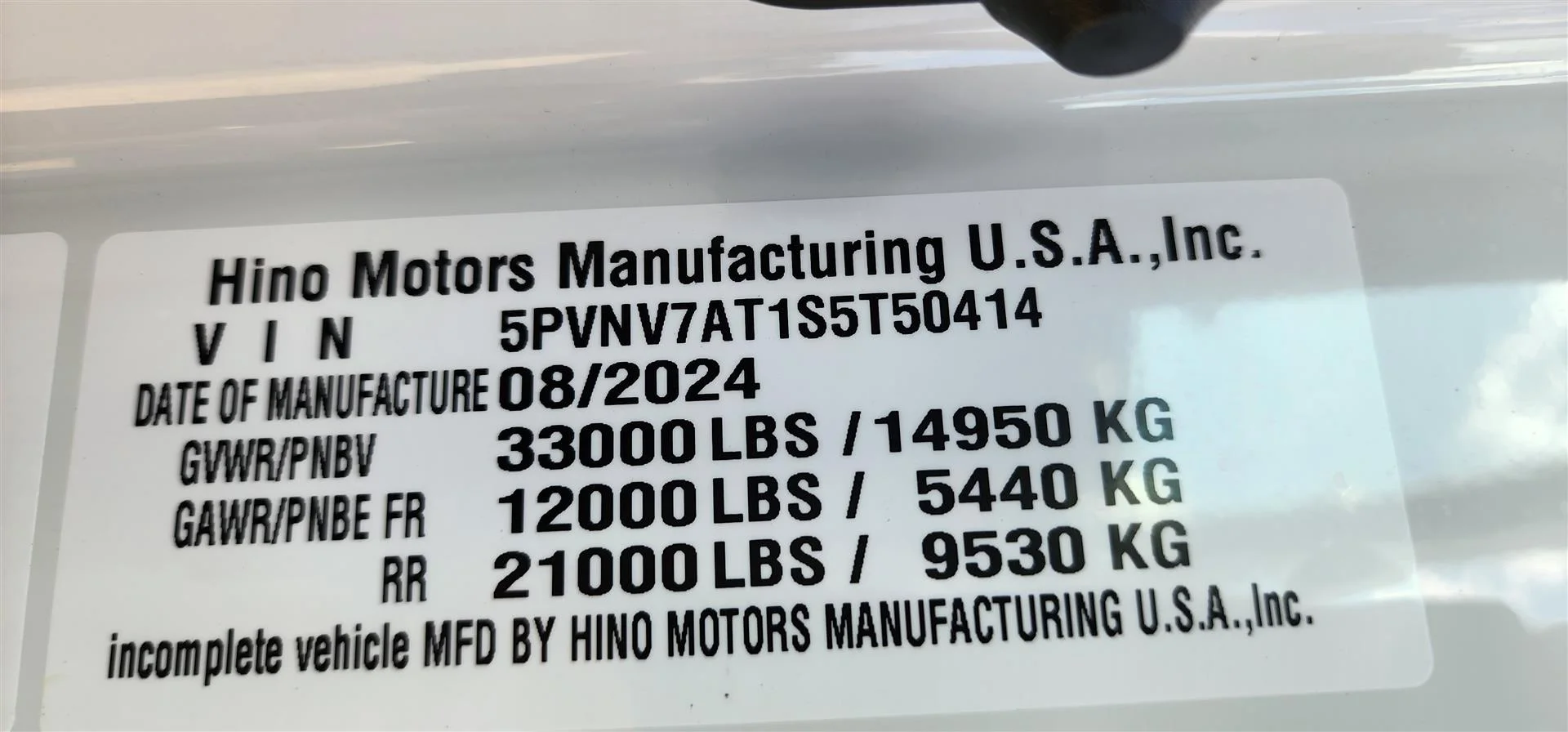 2025 Hino L7 in Tallahassee, FL — photo 10