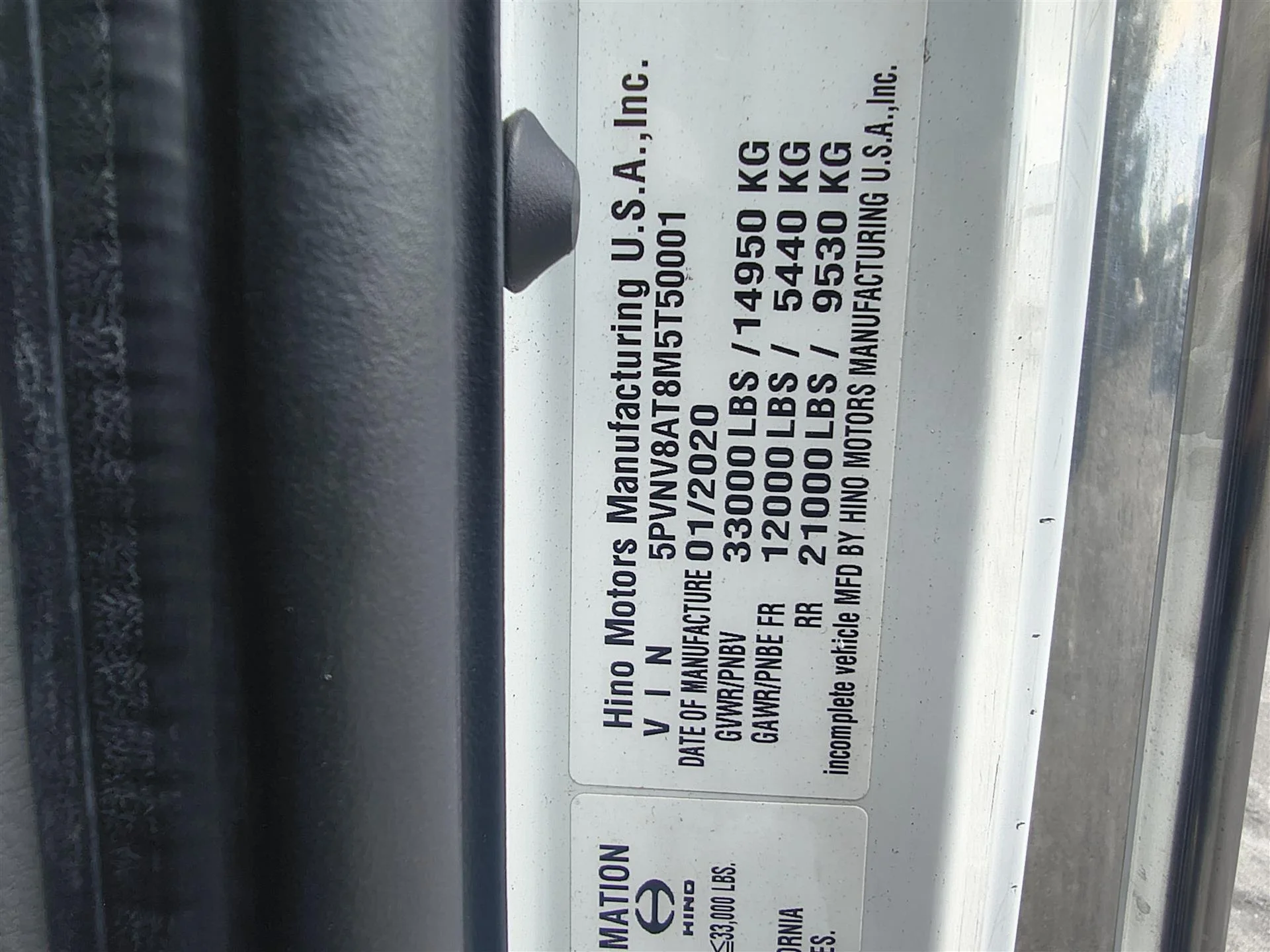 2021 Hino L7 in Fort Lauderdale, FL — photo 13