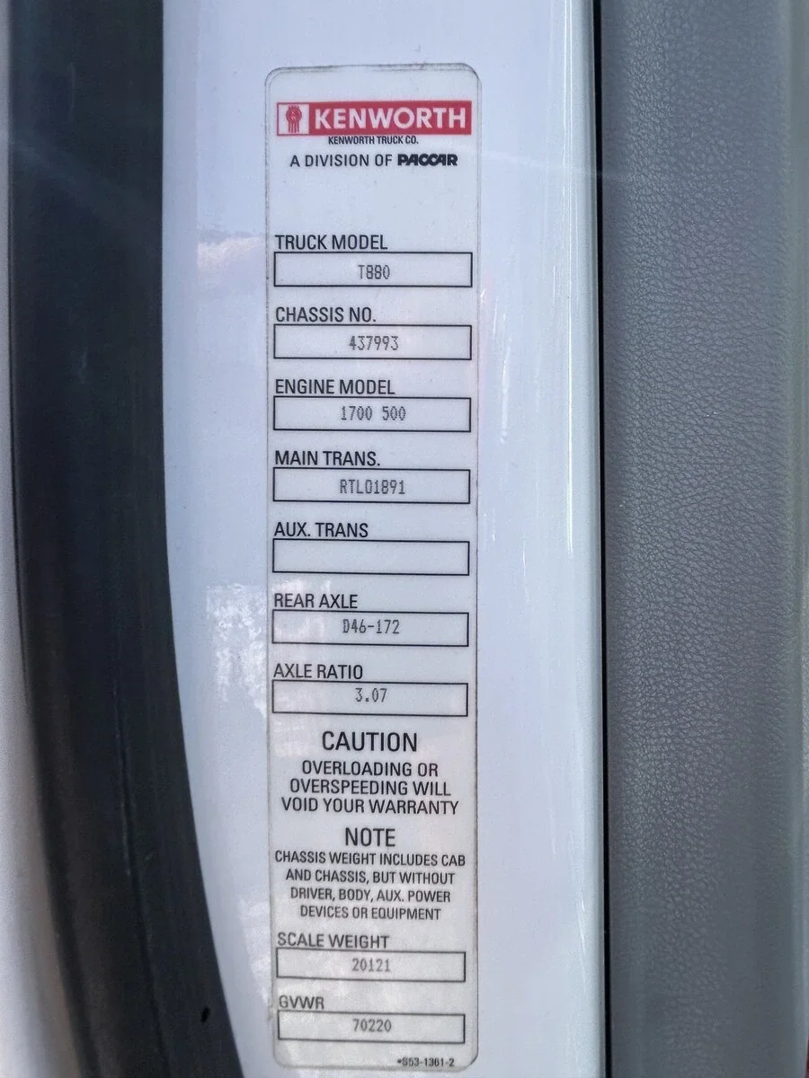 2021 Kenworth T880 — photo 12
