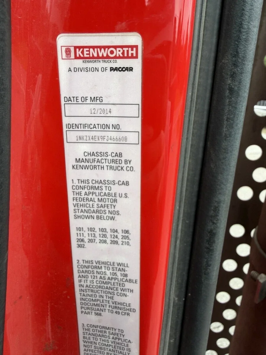 2015 Kenworth