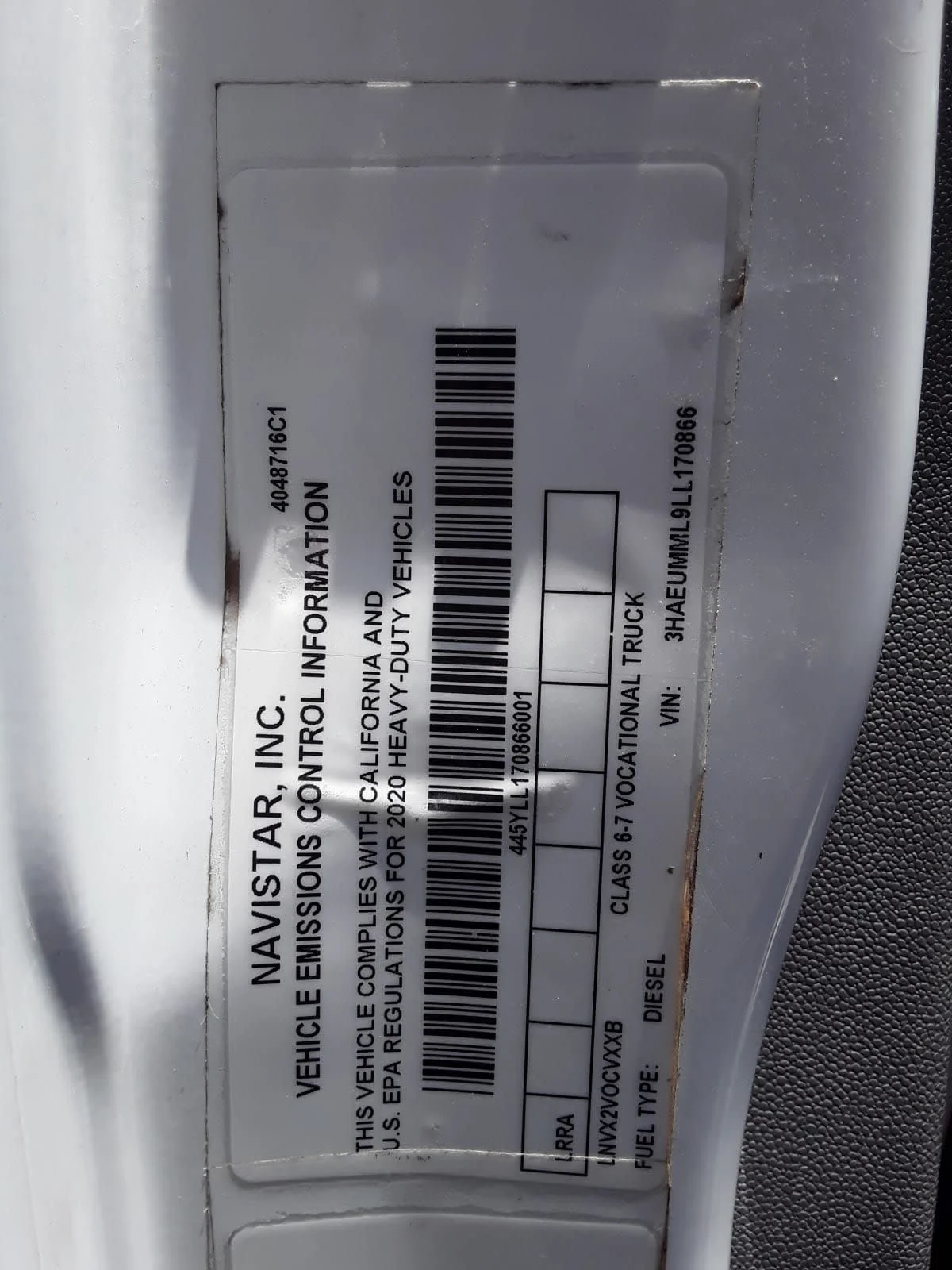 2020 International MV in Montebello, CA — photo 11