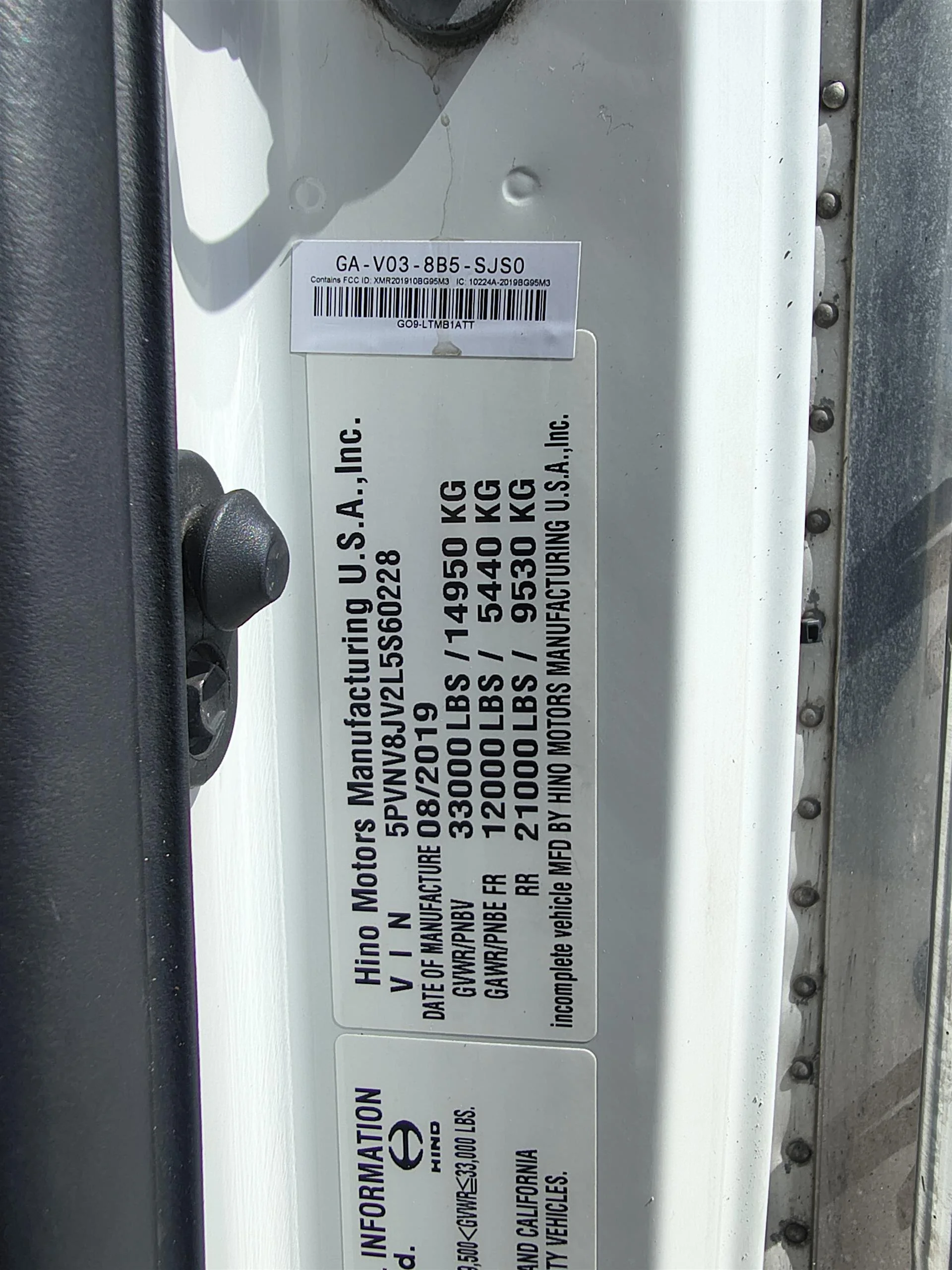 2020 Hino 338 in Fort Lauderdale, FL — photo 11