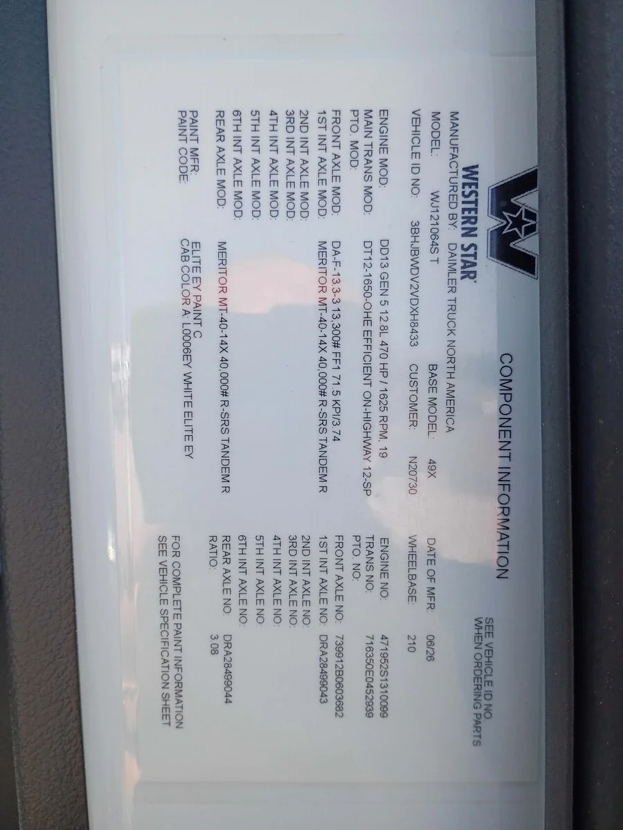 2027 Western Star 49X — photo 16