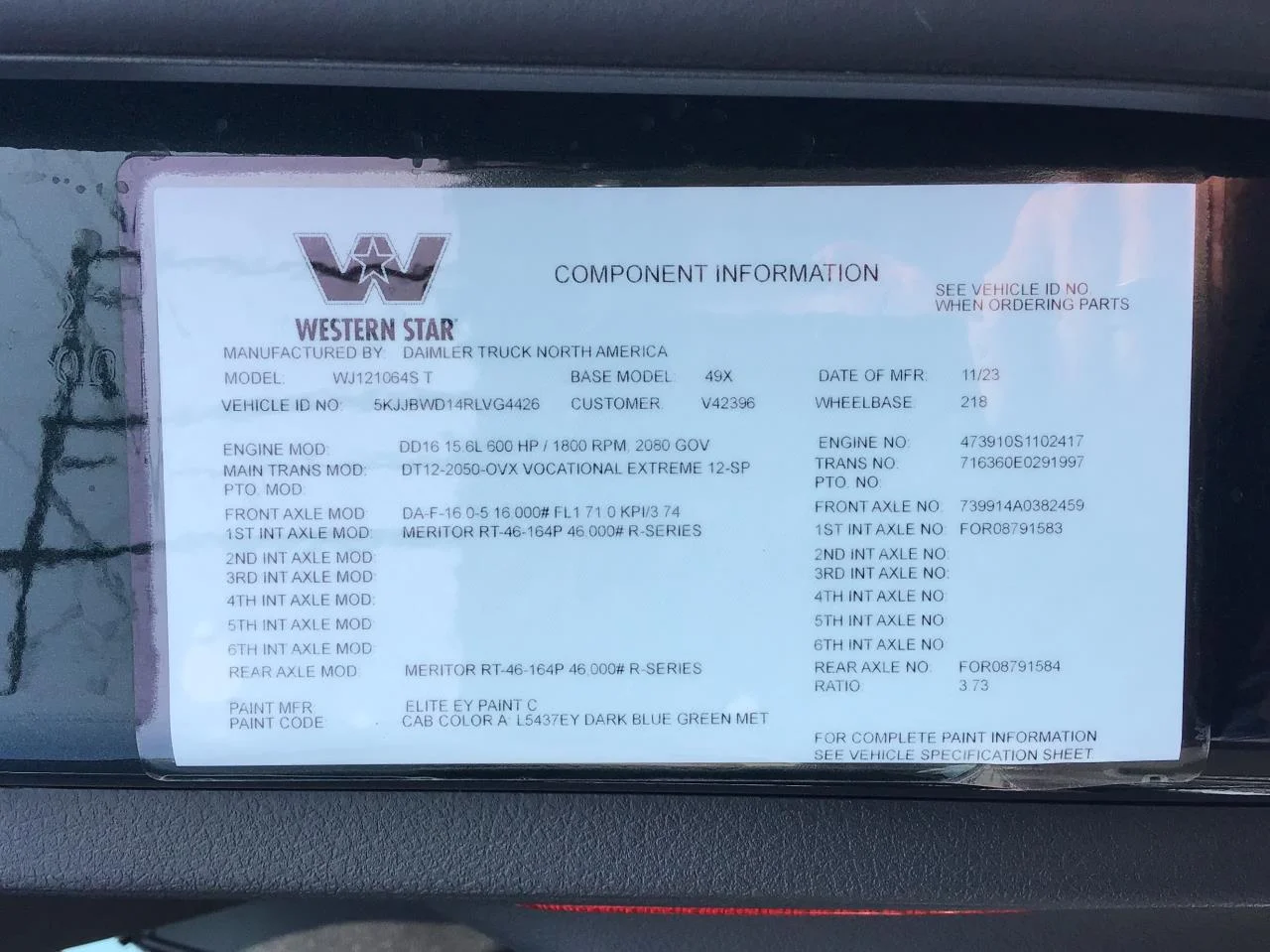 2024 Western Star 49X in Pacific, WA — photo 4