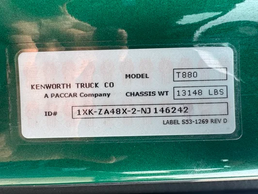 2022 Kenworth T880 in Dallas, TX — photo 17